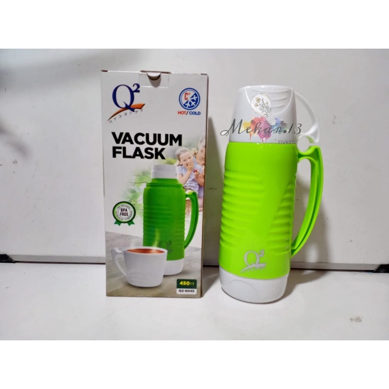 Q2 Vacuum Flask 450 ML Termos Panas Dingin Vakum 8045