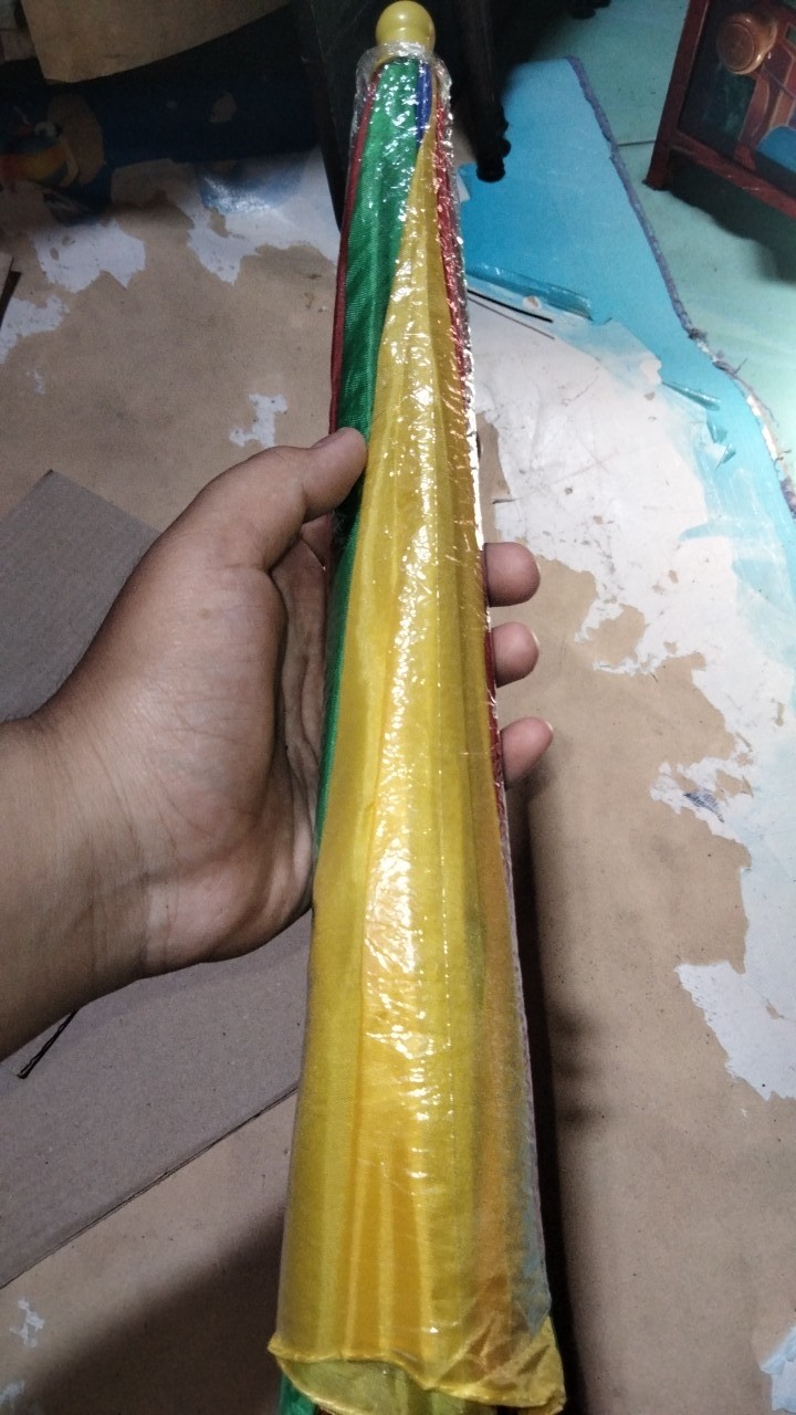 Payung Topi Besar Pelangi