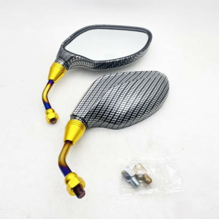 Spion Sepion Karbon Click Carbon Twotone Two Tone 2 Tone Thailand Universal Honda Yamaha Semua Motor