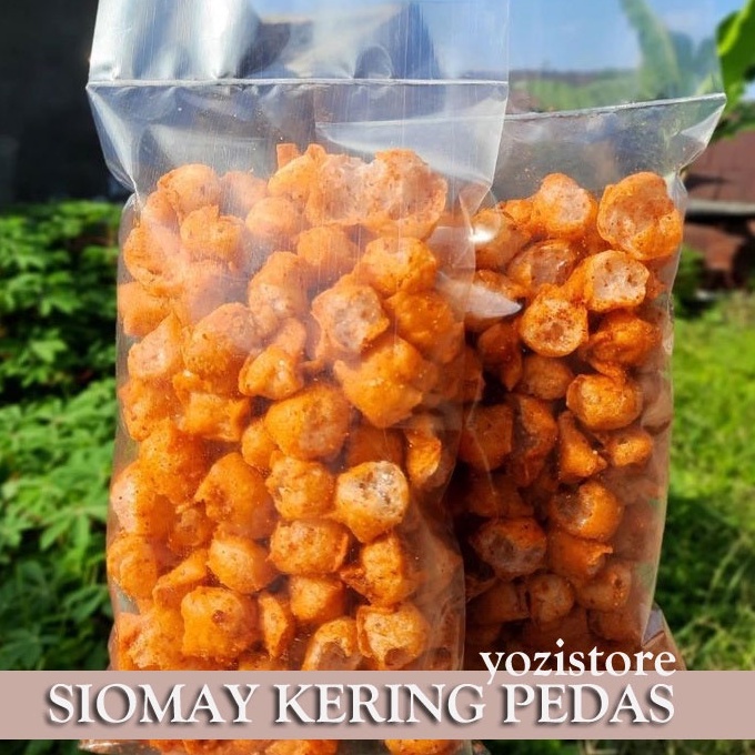 

Siomay Somay Kering Pedas Mini Renyah Gurih kemasan 150 gram