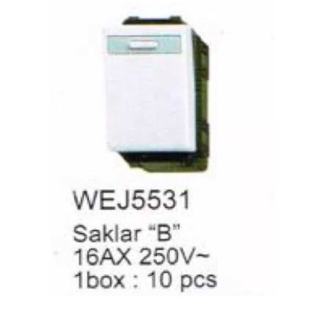 Saklar &quot;B&quot; 16AX Panasonic - WEJ5531