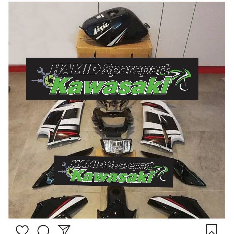 BODY SET NINJA RR NEW LIMITED EDITION 2015 ORIGINAL 100 persen ori