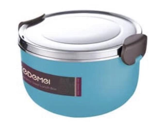Lunchbox - Kotak Makan Tedemei 6549 Stainless Steel - Red Green Blue
