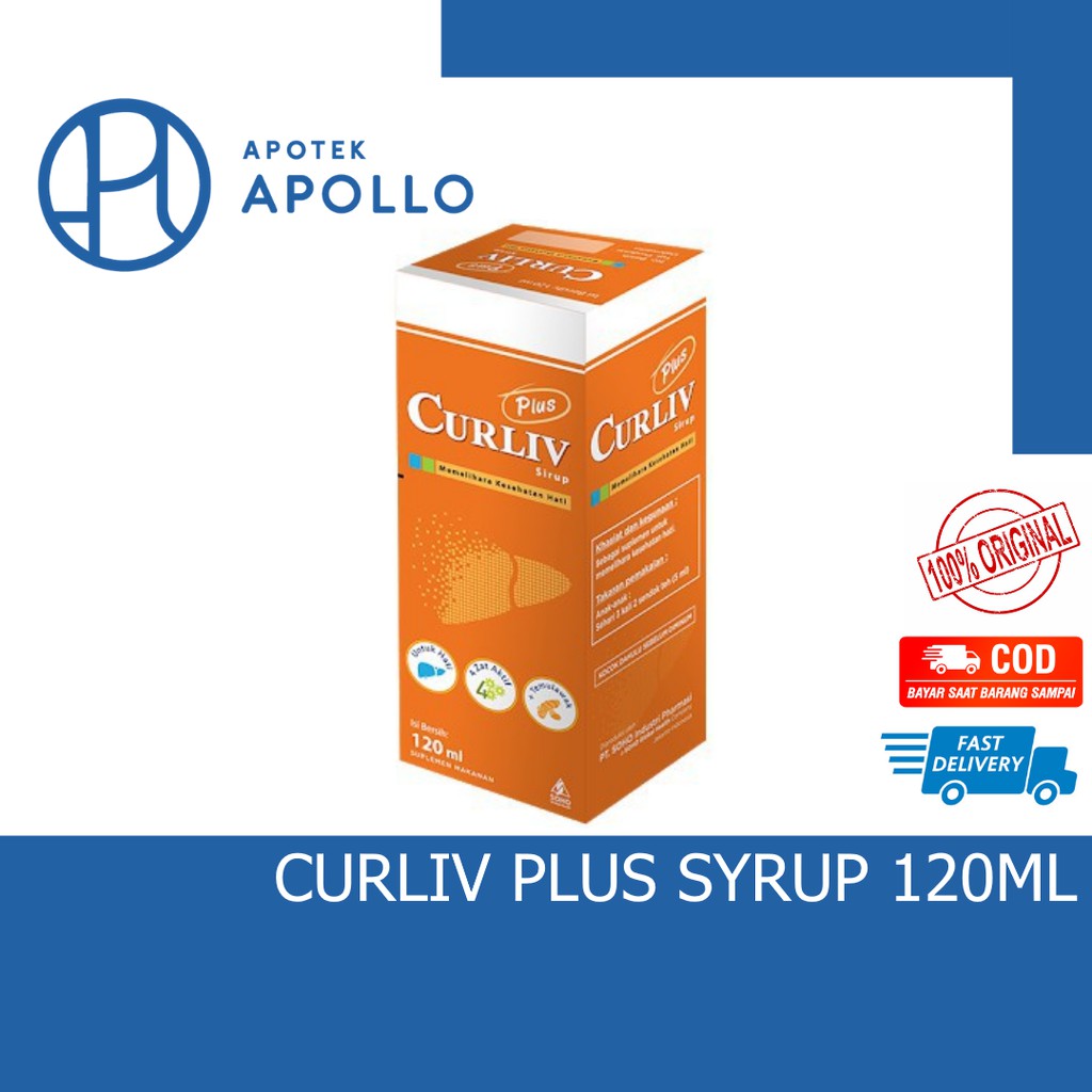 CURLIV PLUS SYRUP 120ML KEMASAN BARU