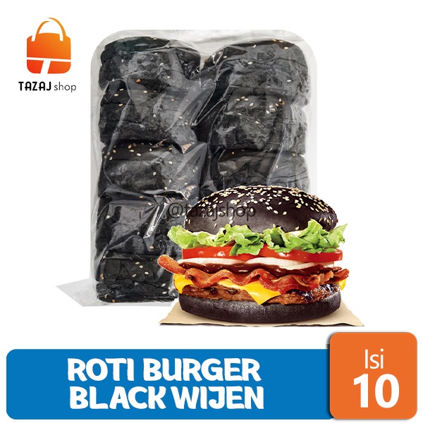 

Roti Burger Black Wijen Isi 10 Pcs