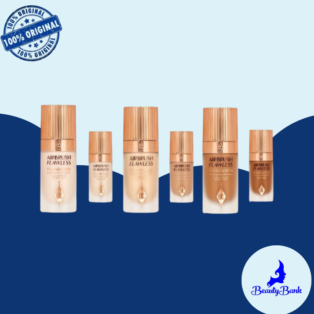 BEAUTYBANK - CHARLOTTE TILBURY AIRBRUSH FLAWLESS FOUNDATION