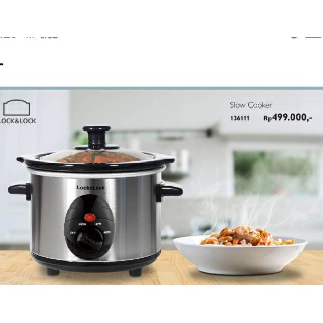 Slow cooker  lock and lock baru