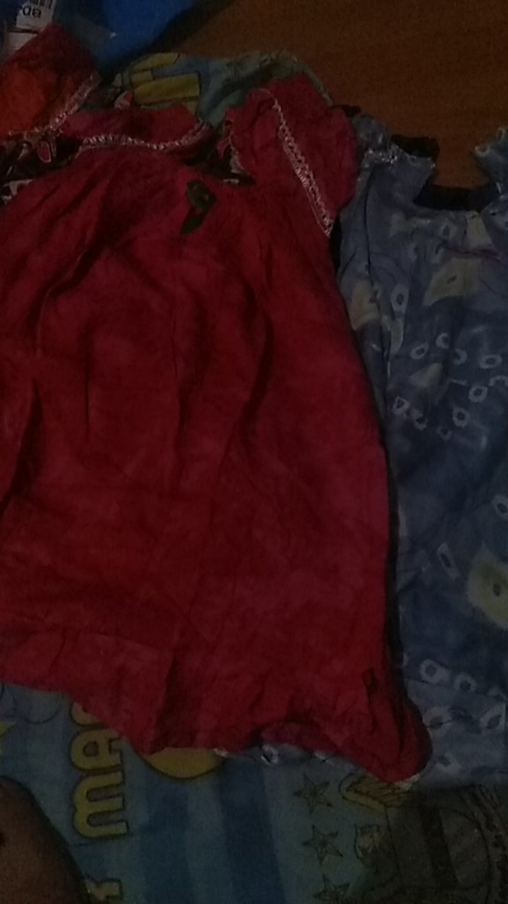 Daster Batik Rayon Anak Lengan Renda Pendek,baju Harian Anak Grosir Murah