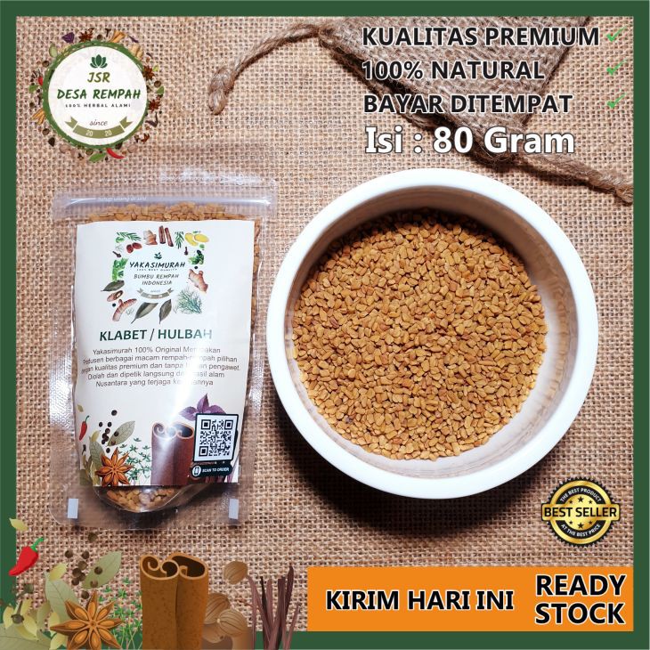 

COD Klabet Fenugreek Alba Hulbah Asli 100% Kualitas PREMIUM