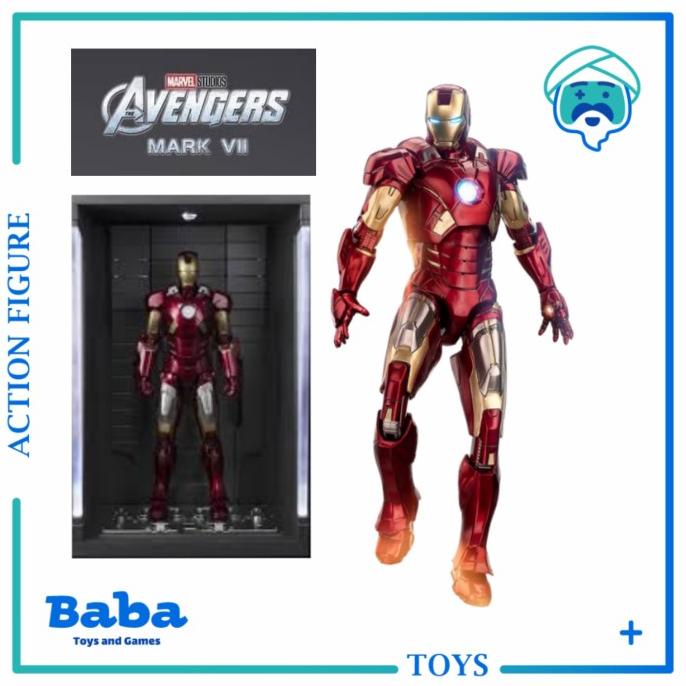 Mainan Figure Marvel Avengers ZD Toys Iron Man Mark 7 / Ironman MK VII