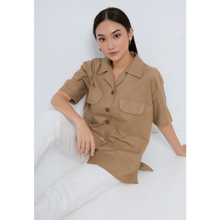 GAIA LINEN SHIRT WITH POCKET