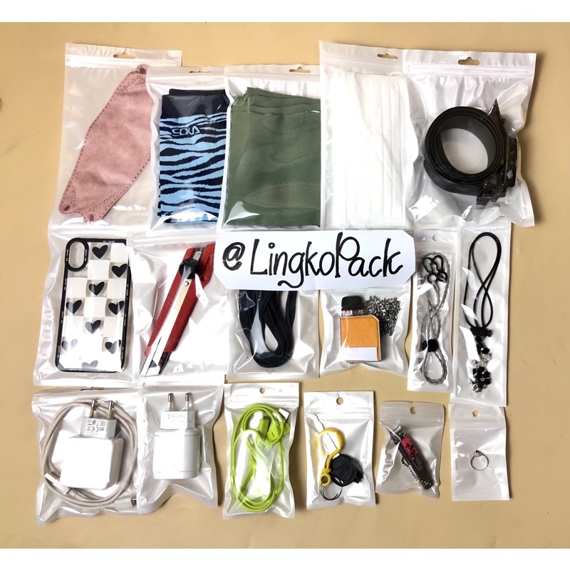 (COD) PLASTIK ZIPLOCK PLASTIK KLIP PLASTIK KEMASAN ZIPLOCK PLASTIK KLIP AKSESORIS MASKER ORGANIK