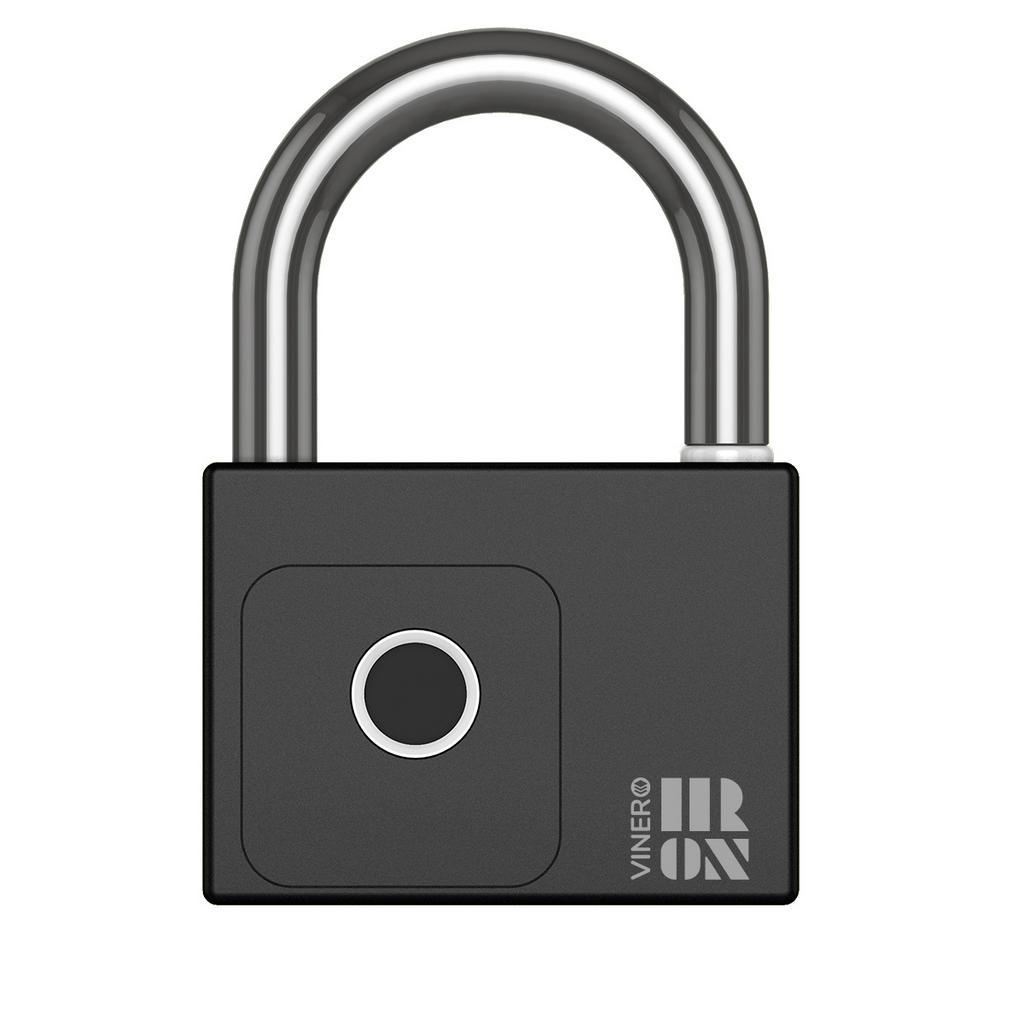 SMART PADLOCK VINERO IRON FINGERPRINT RECHARGEABLE BATTERY TUYA IP65