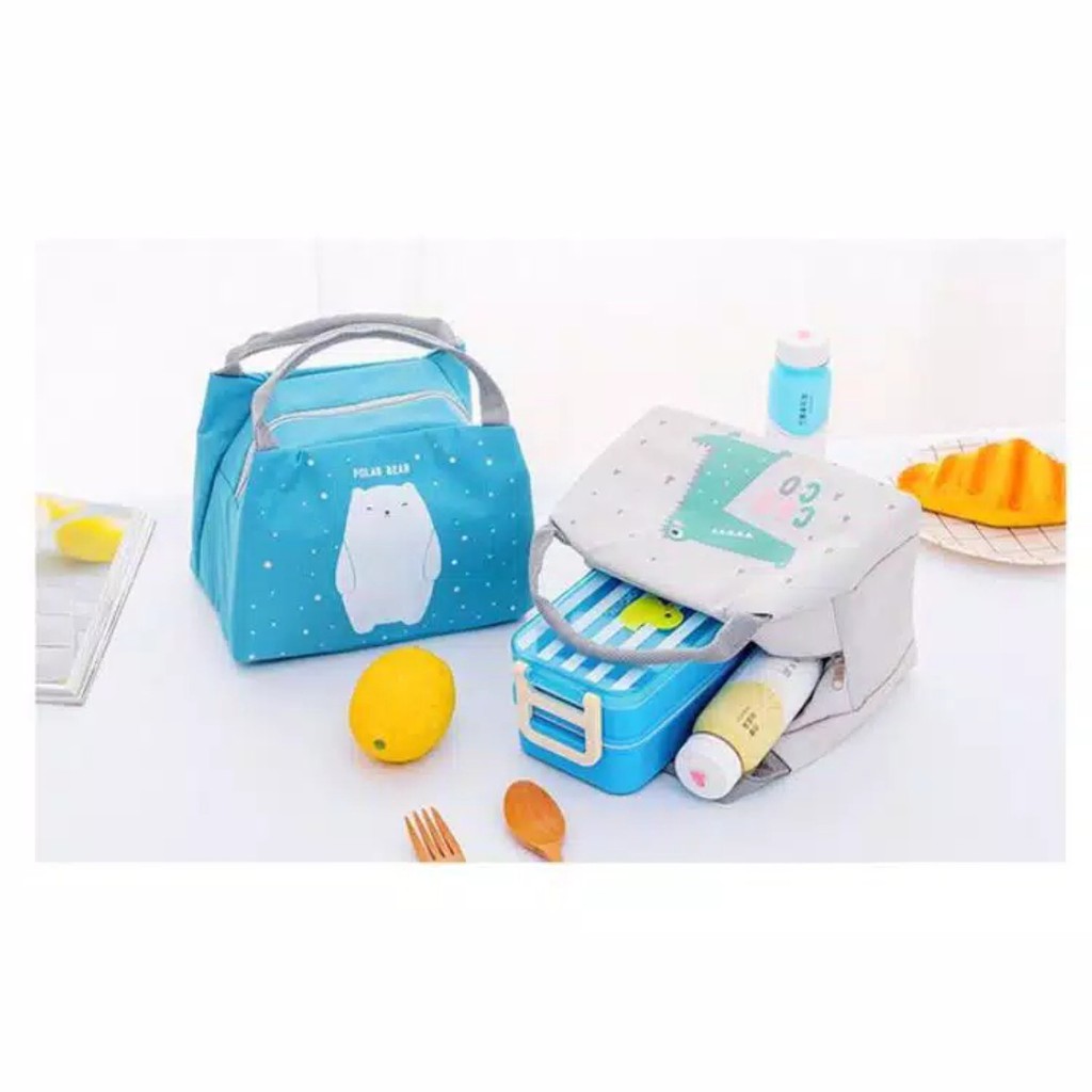 [NEW] LUNCH BAG / TAS BEKAL / TEMPAT SIMPAN BEKAL KARAKTER LUCU