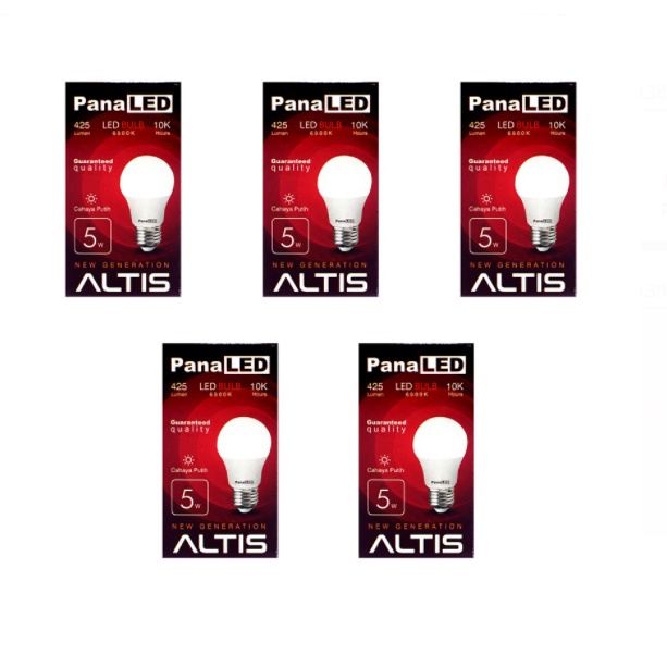 Panaled Altis 5What Lampu Terang ( Paket 5Pcs )