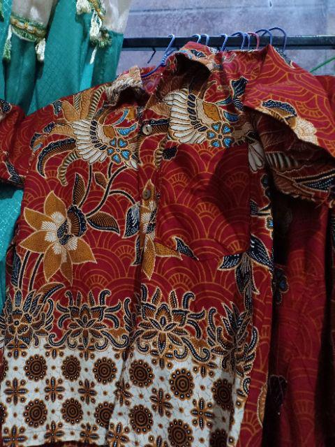 Sarimbit Keluarga Couple Batik Dress Anak Gianni Baju Batik Anak Anak/ Batik Family