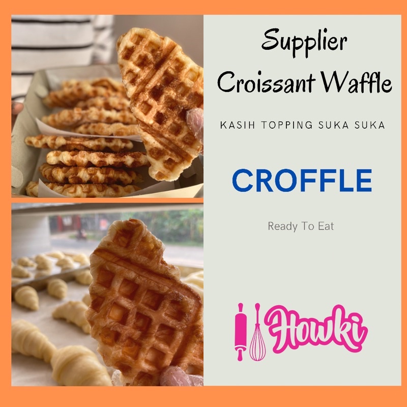 

Croffle pure butter (croissant waffel) isi 5