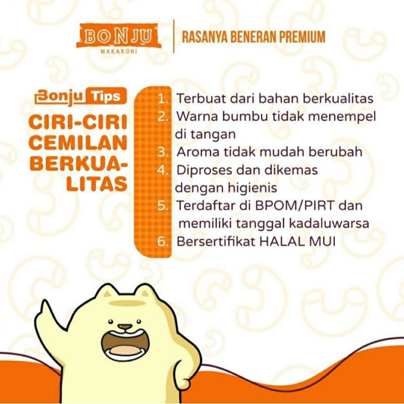 

MAKARONI BONJU PREMIUM