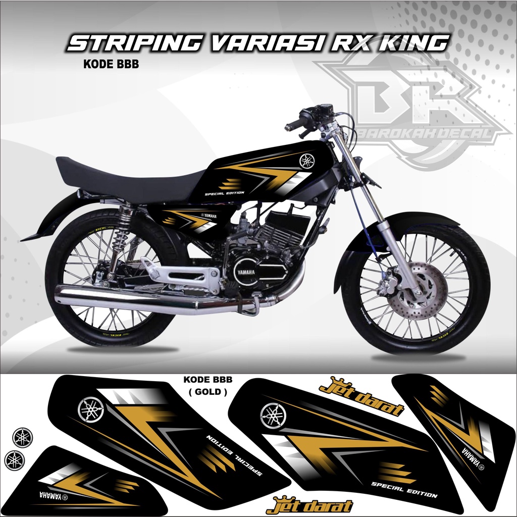 Sticker Rx King Variasi Stiker Lis Striping Rx King Kode BBB