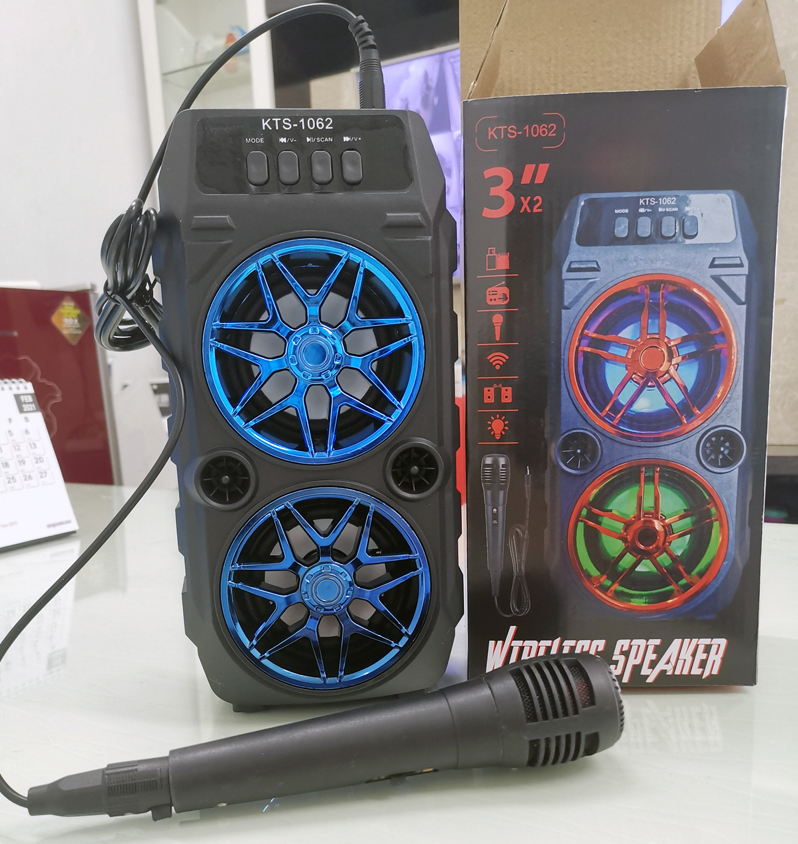 Speaker Bluetooth  FREE MIC KTS-1062 /  BK019 / speaker Multimedia Bisa Untuk Karaoeke