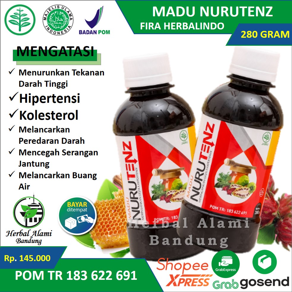 

Madu NURUTENZ Original - Obat Herbal Solusi Tekanan Darah Tinggi Dan Hipertensi