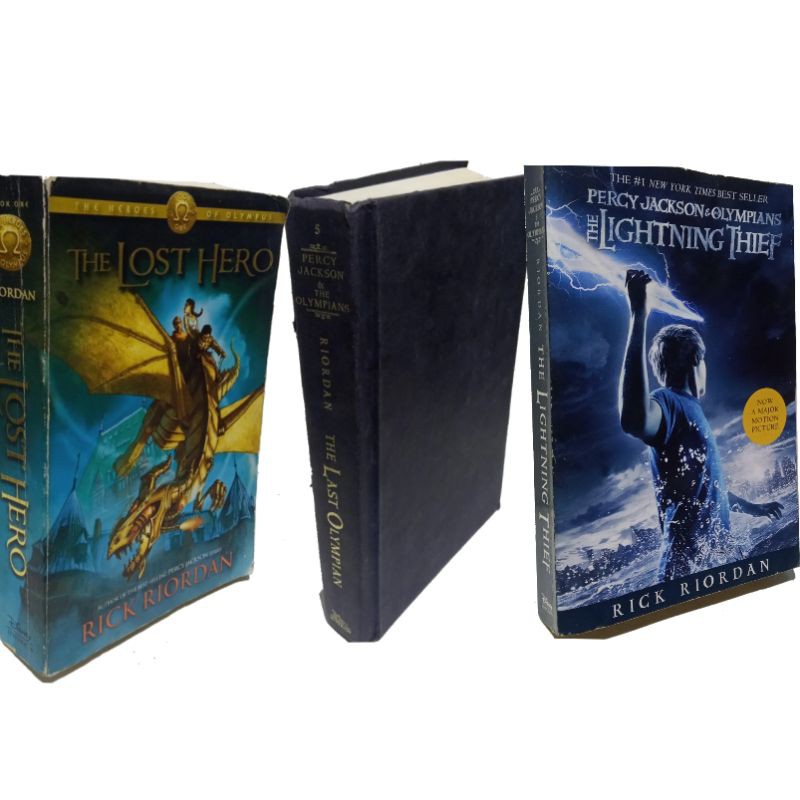 Percy Jackson Last Olympian Lost Hero Lightning Thief Rick Riordan 3se Shopee Indonesia