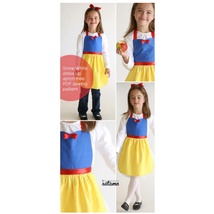 APRON PRINCESS CELEMEK PRINCES CUTE SNOW WHITE, BELLE, CINDERELLA, RAPUNZEL, MINNIE MOUSE KATUN