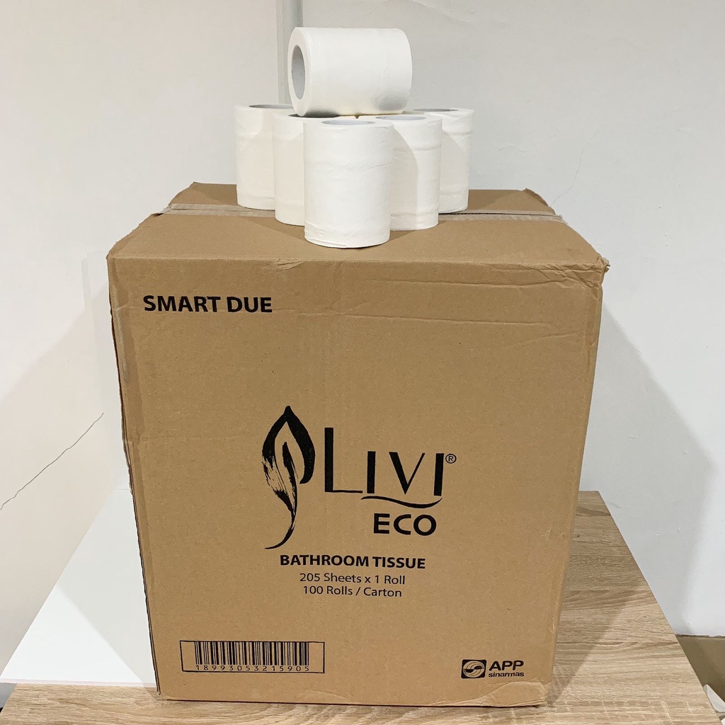 Tissue Toilet Roll Livi / Tisue Livi Smart Due Roll / Tissue WC