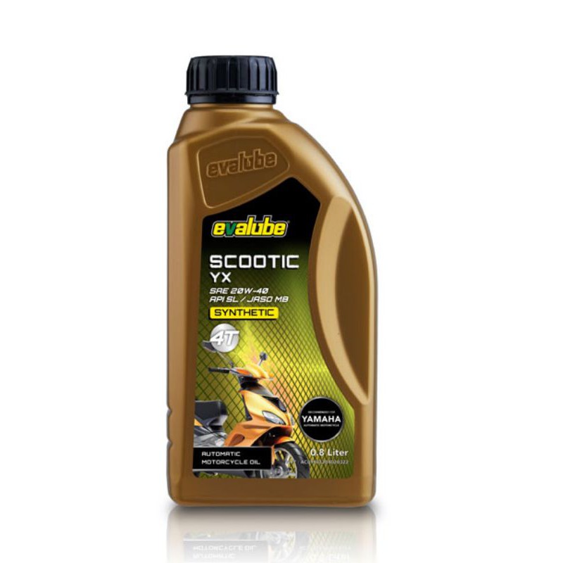 EVALUBE SCOOTIC YX SAE 20W-40, API SL JASO MB