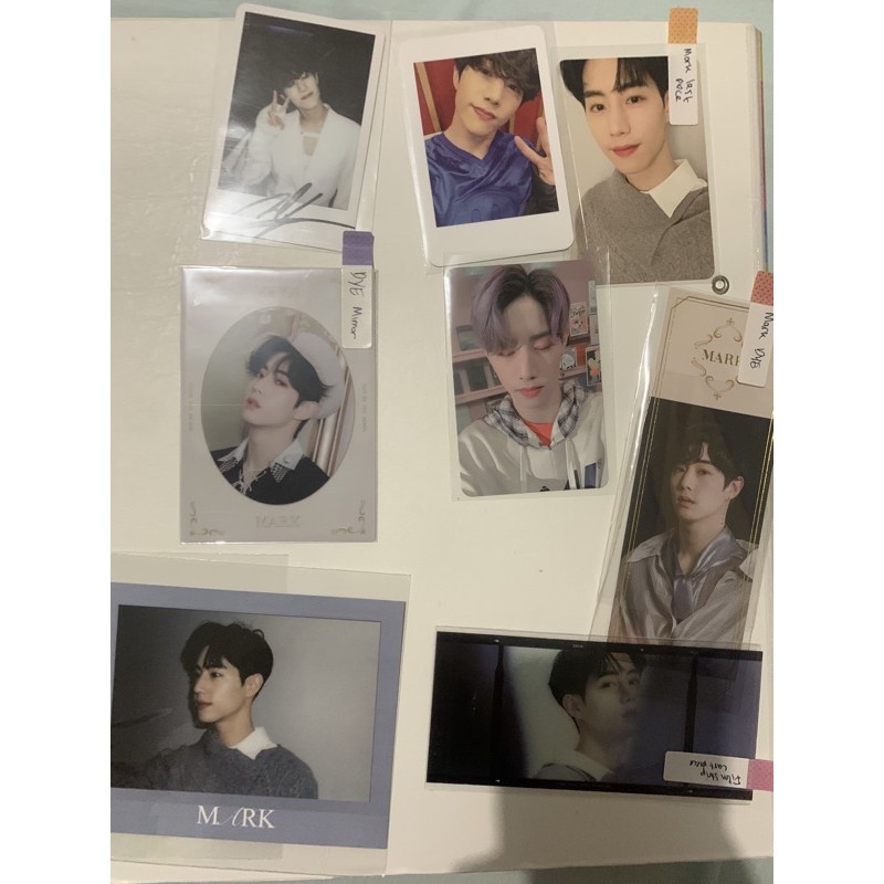 GOT7 MARK pc Photocard last piece DYE poster pola polaroid