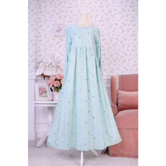 Gamis Ditsy Ahmya Tosca Nightgown Xl Edisi Agustus 2022