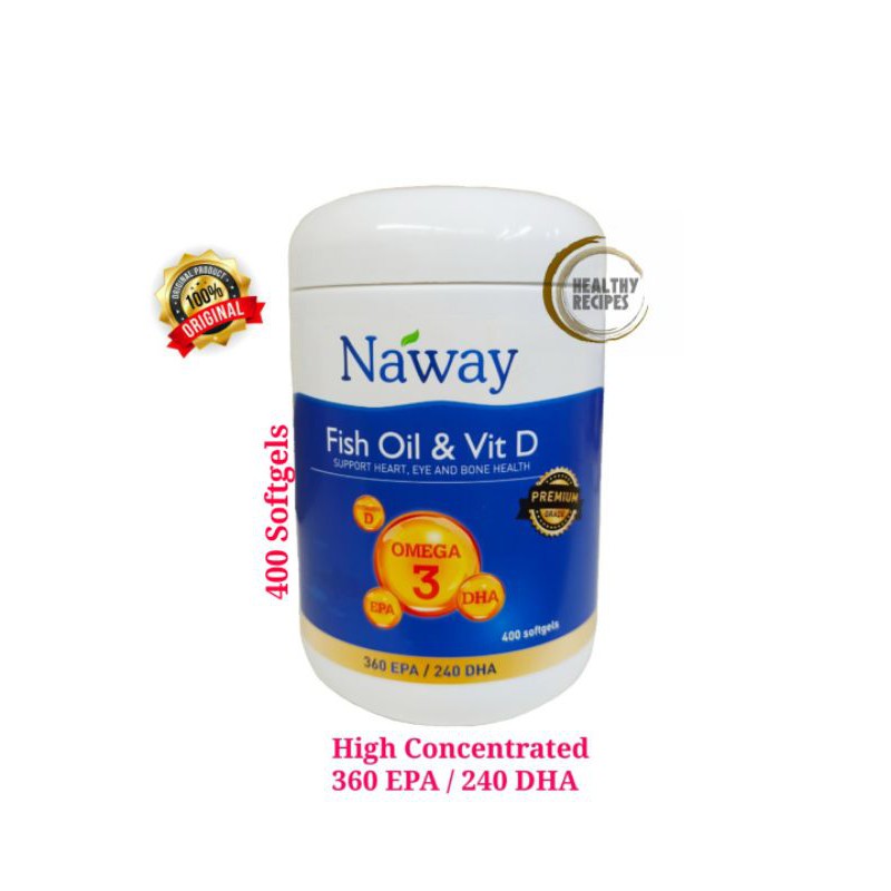 Naway Fish Oil Plus Vit D Omega 3