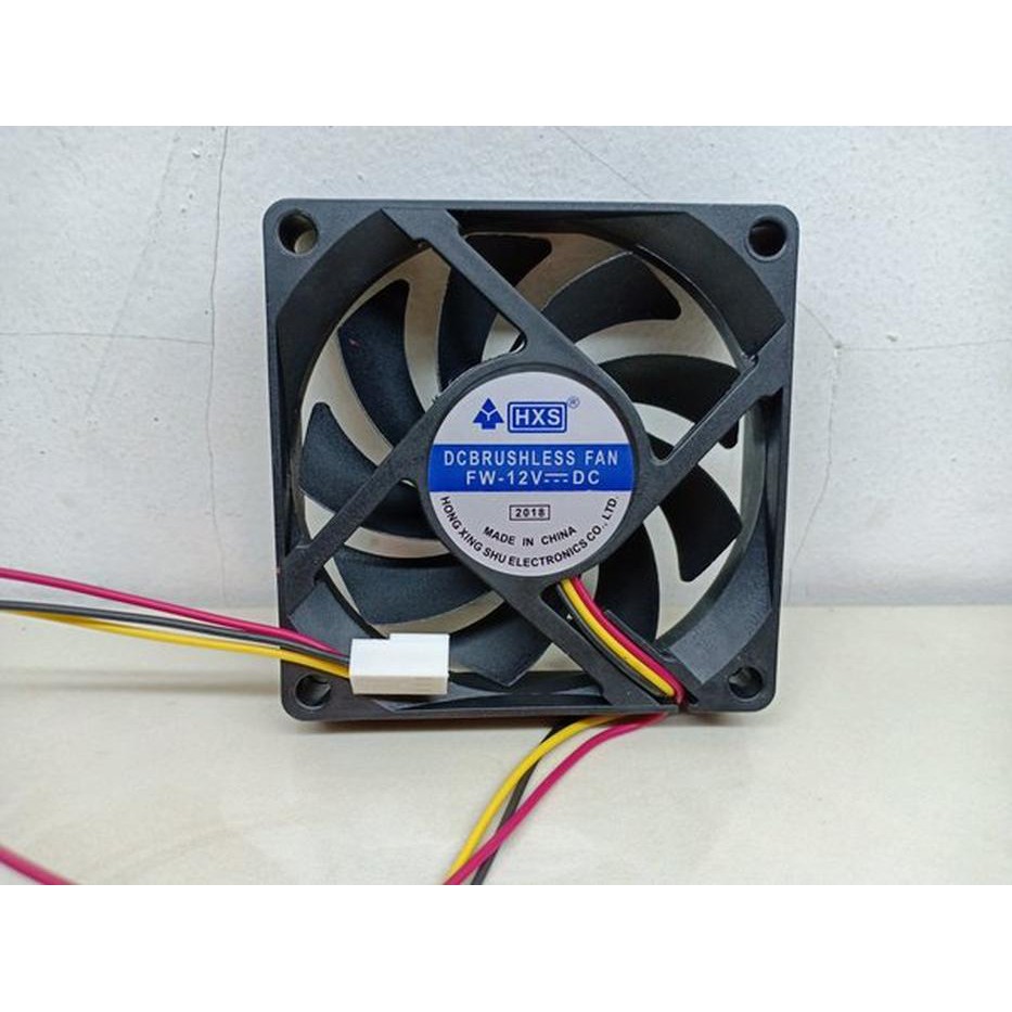 Kipas Dc 12v Hxs Dc Brushless Fan 7x7cm Shopee Indonesia