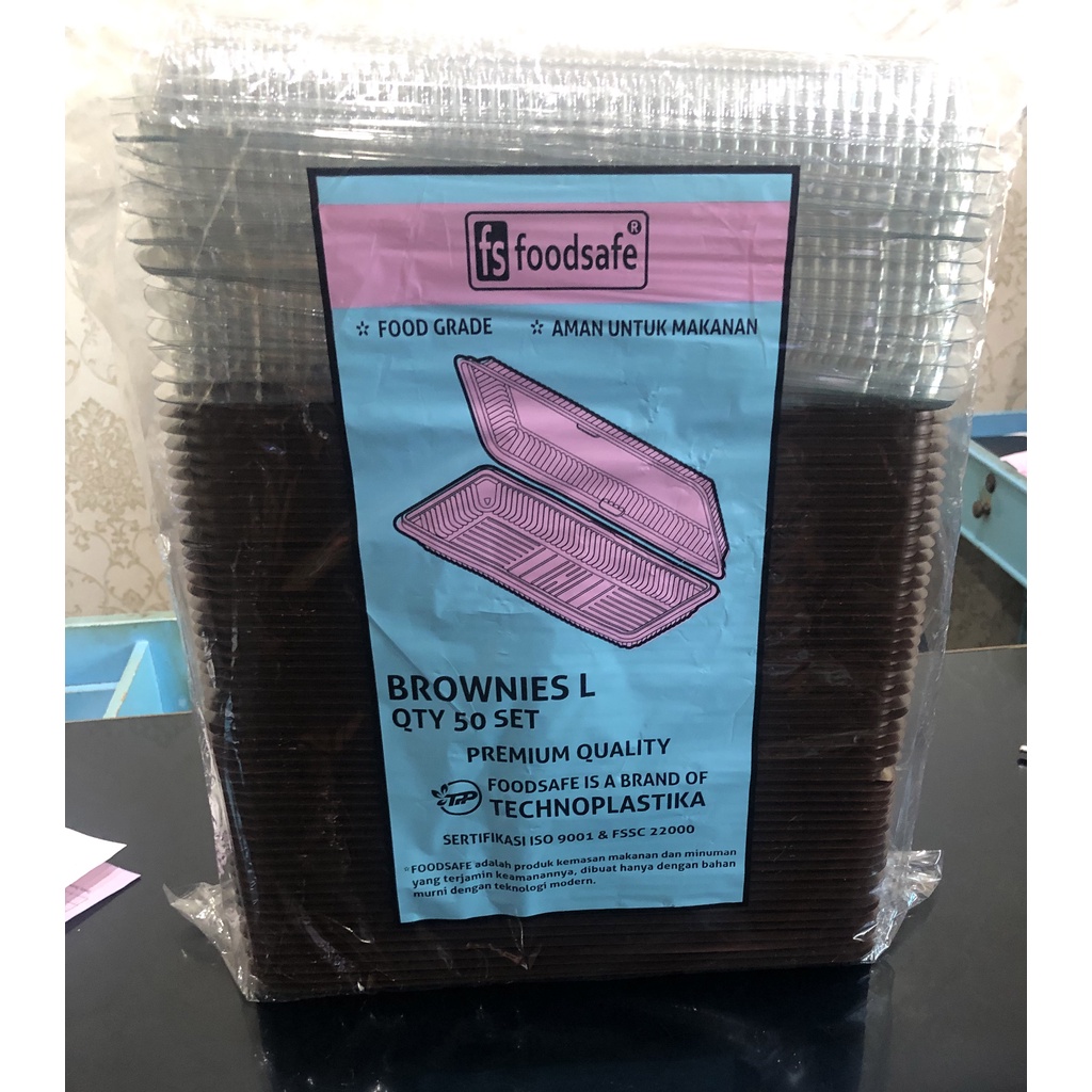 Mika brownies / Box mika brownies / kotak brownies / mika kue kotak