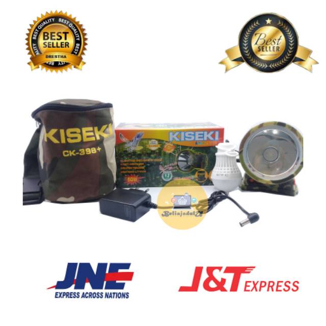 Beliajadulu88 head lamp Senter kepala CK398+tas+charger+lampu kiseki