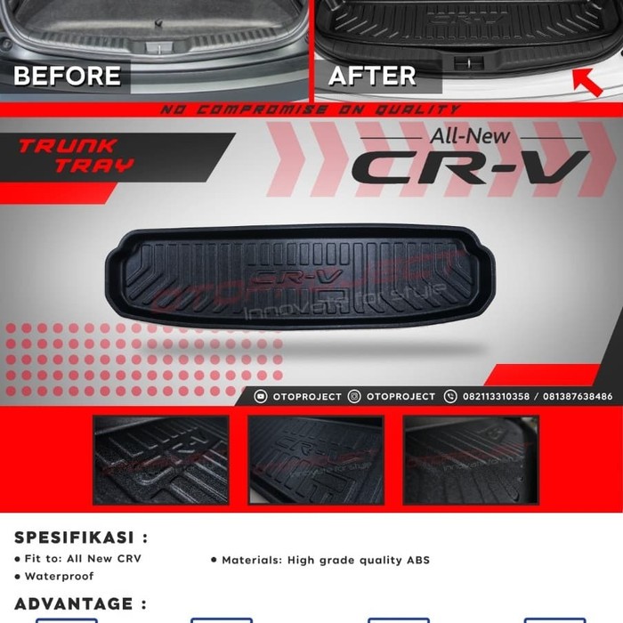 Karpet Bagasi  Maxmat Trunk Tray Otoproject All New Crv Turbo