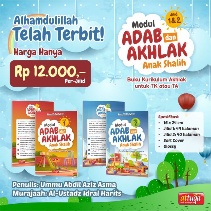 Modul Adab Dan Akhlak Anak Shalih Jilid 1 Dan 2 Attuqa