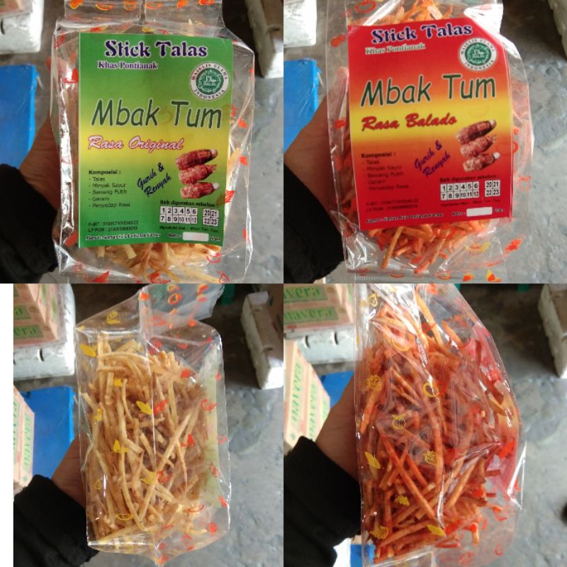 

Stick Talas Khas Pontianak / Talas Mie / Keripik Tales / Snack Talas Mbak Tum / Stick Talas Khas Kalimantan Barat / Oleh oleh khas Pontianak