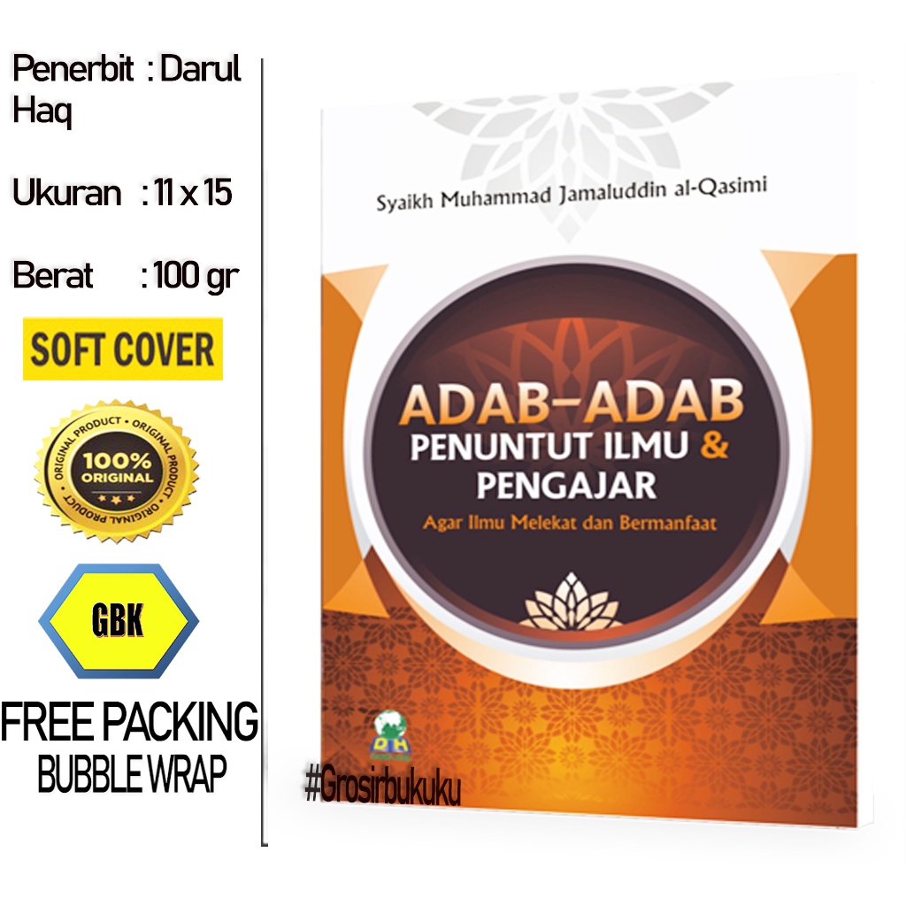 Buku Saku Adab Adab Penuntut Ilmu dan Pengajar - Darul Haq