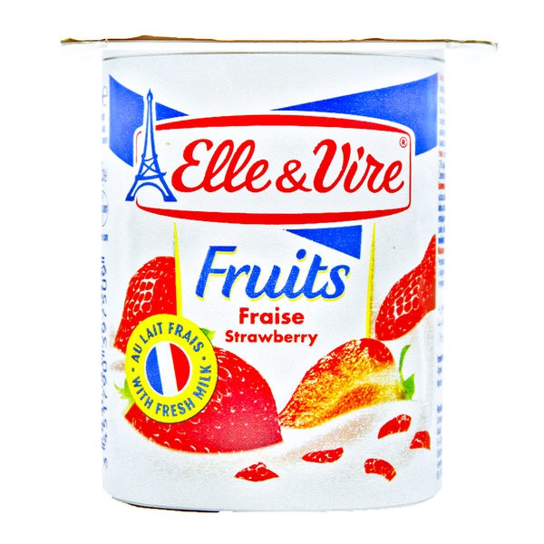 

Elle & Vire Yoghurt Strawberry 125gr - Yogurt Buah Elle Vire Strawberry