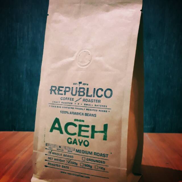 

Kopi Arabika Republico Aceh "Gayo" 200g