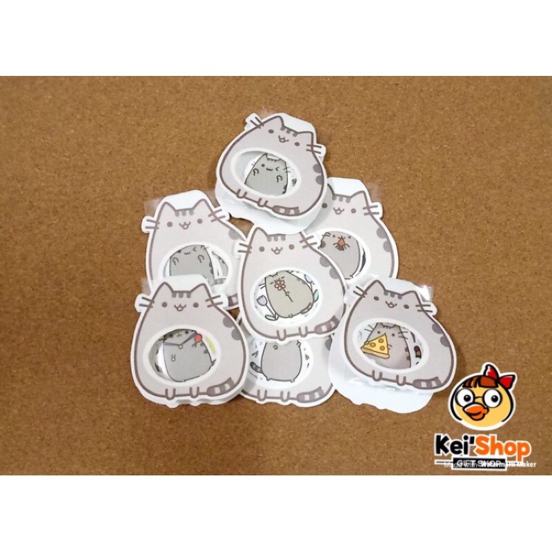 

STICKER LUCU GAMBAR PUSHEEN ( KUCING GEMUK )