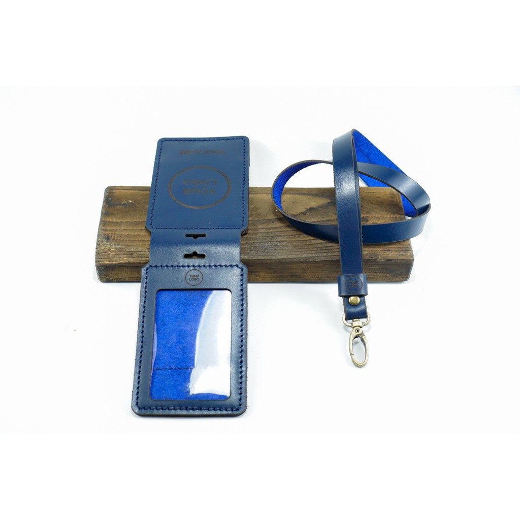 

NAME TAG KULIT CUSTOM GANTUNGAN ID CARD HOLDER KULIT CUSTOM NAMA DA LOGO