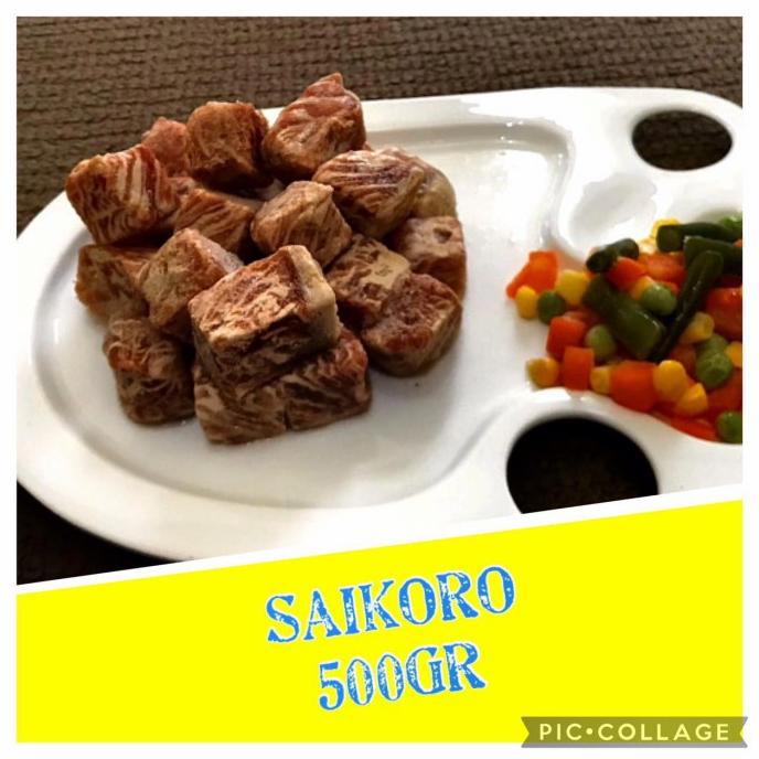 

Saikoro Beef Steak - 1Kg. Daging Sapi Cubic Store_Gemoy