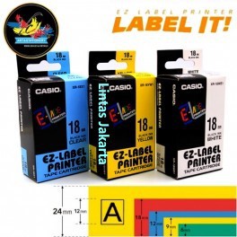 Label Printer Tape Casio EZ- Label 18 mm