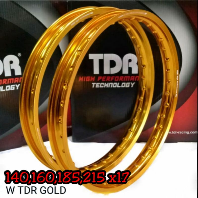 VELG TDR GOLD 140 160 17 SET