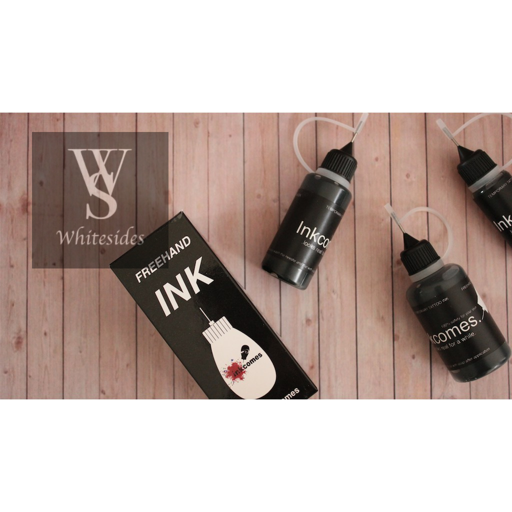 20ml - Inkcomes Tattoo 1st Freehand Ink Temporary in Indonesia Temporer Waterproof Inkbox Tinta Tato