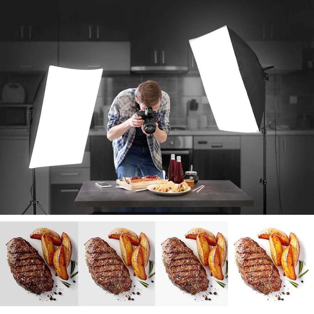 Portrait Foto Studio Set Lightning Kit Youtube Vlog Unboxing LS 02 Light Stand 200cm Multifungsi