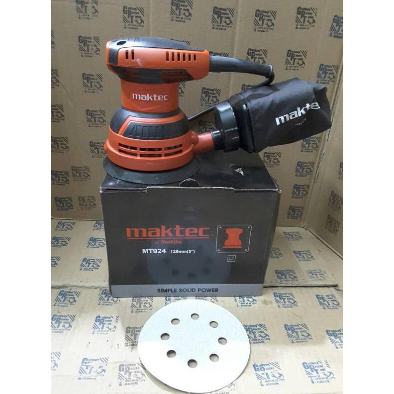 Mesin Amplas Orbital Sander Maktec MT924 MT 924