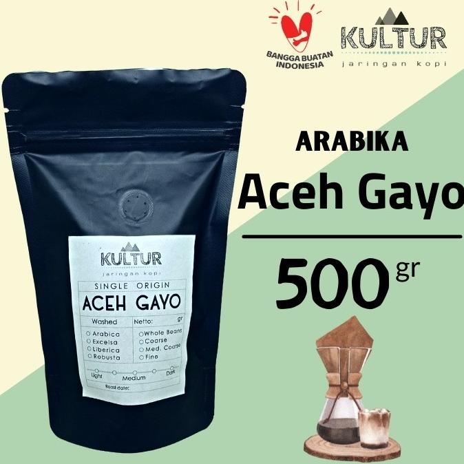 

[ COD ] COFFEE BEAN BIJI KOPI ARABIKA ACEH GAYO PREMIUM 500 GR SPECIAL Kode 918